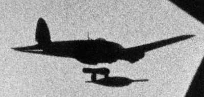Heinkel He 111H-22 pi odhozu V-1