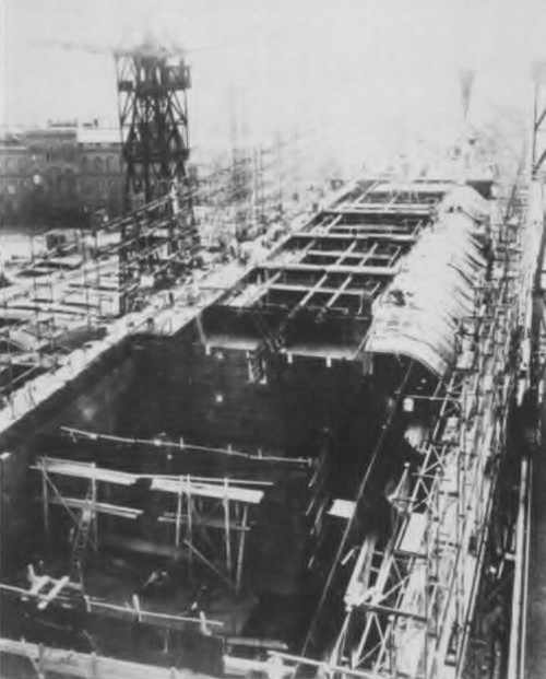 Graf Zeppelin stavba z 22.bezna 1937